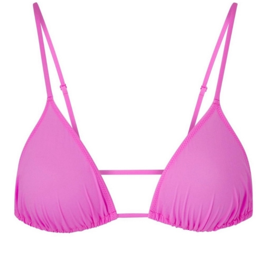 NWT Skims Neon Orchid - Micro Cording String Triangle Bra Neon Orchid - 2X